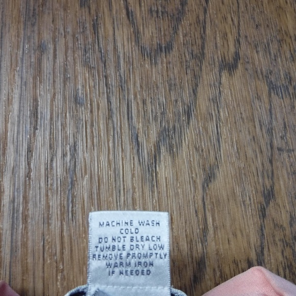 Brooks Brothers Coral Color Button Up Long Sleeve Collared Blouse - Picture 6 of 6